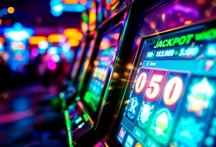 Dealer Live Casino profesional sedang bermain blackjack secara langsung untuk pengguna Indonesia